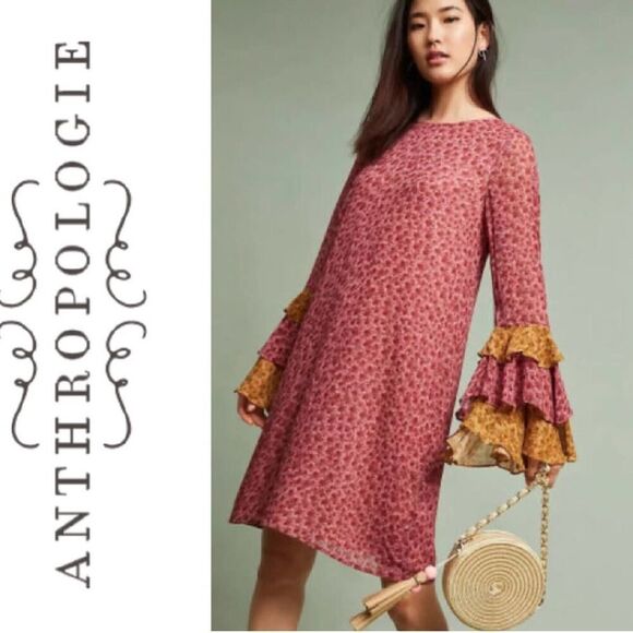 ANTHROPOLOGIE VARUN BAHL Lanara Shift Dress Size small - Picture 1 of 10
